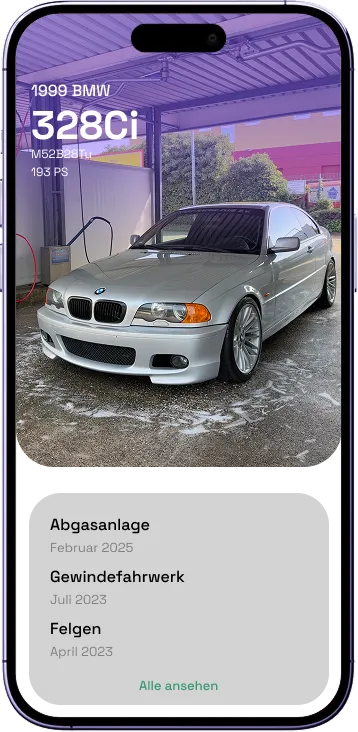 TuneLog Home-Screen